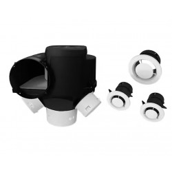 Kit VMC simple flux autoréglable – OLYMPIC – Silencieuse – Pour maison jusqu’à 5 pièces – Fabrication française - Olympic