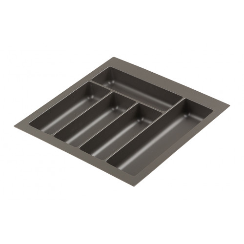 Range-couverts Nolago pour Merivobox 408x423mm gris basalte - Sans marque
