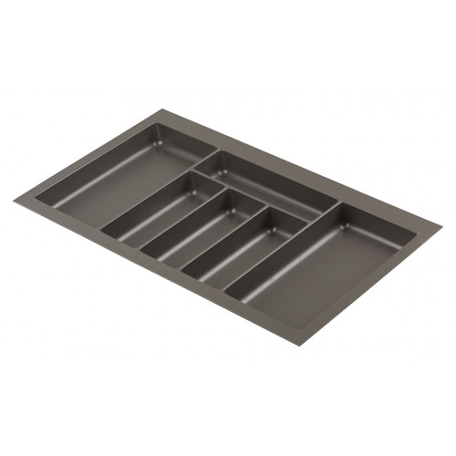 Range-couverts Nolago pour Merivobox 708x423mm gris basalte - Sans marque