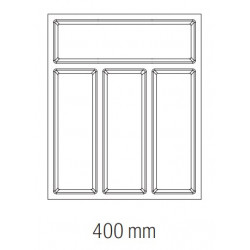 Range-couverts Classico Kristall softTouch 322x424mm noir - Sans marque