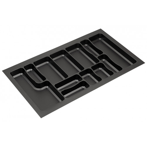 Range-couverts 722x422 mm pro StrongMax 18 noir - Sans marque