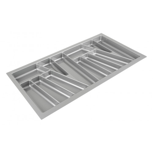 Range-couverts 830x435mm argent métallisé - Sans marque