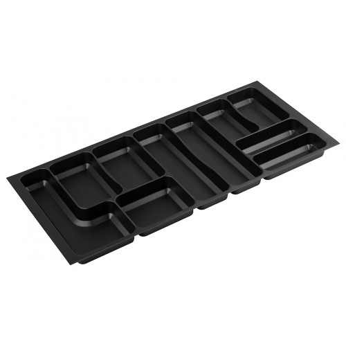 Range-couverts 922x422 mm pro StrongMax 18 noir - Sans marque