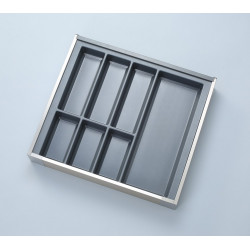 Range-couverts Classico anthracite pour StrongBox 60 (504 x 474 mm) - Sans marque