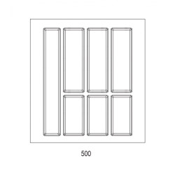 Range-couverts Classico Kristall softTouch 422x474mm noir - Sans marque