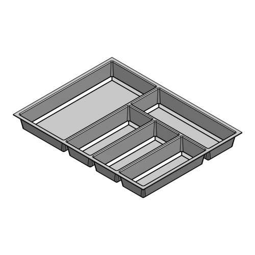 Range-couverts Classico Kristall softTouch 522x424mm noir - Sans marque