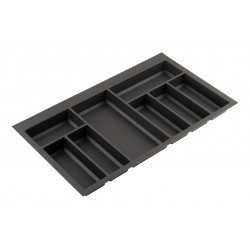 Range-couverts Classico Kristall softTouch 722x424mm noir de marque Sans marque, référence: B9446800
