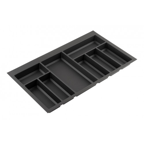 Range-couverts Classico Kristall softTouch 722x424mm noir - Sans marque