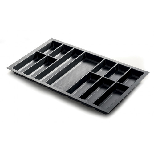 Range-couverts Classico Kristall softTouch 822x474mm noir - Sans marque