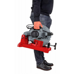 Scie à métaux stationnaire – lame carbure Ø355 mm – 2480 W – coupes acier et aluminium - Holzmann