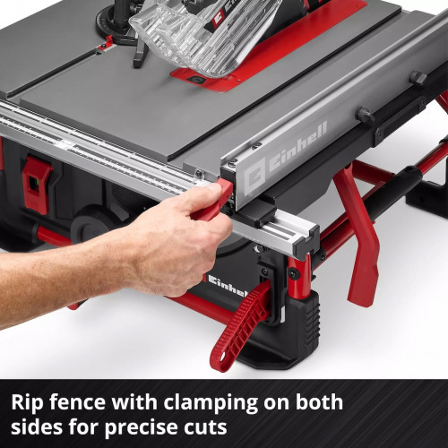 Scie sur table – TE-TS 10 T – Ø 254 mm – 2000 W – Coupe 89 mm – Inclinaison 45° – Table extensible – Guide parallèle RECONDITION - EINHELL 