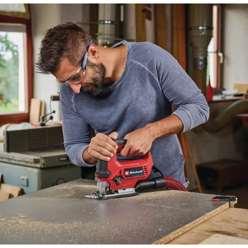 Scie sauteuse filaire – TC-JS 90 – Puissance 650 W – Coupe bois 90 mm – Mouvement pendulaire - EINHELL 