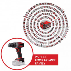 Perceuse-visseuse à percussion sans fil - TE-CD 18/52 Li-i Solo - 52 Nm - Mandrin métal 13 mm - Power X-Change - EINHELL 