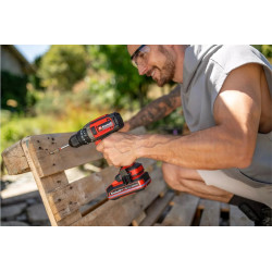 Perceuse-visseuse à percussion sans fil - TE-CD 18/52 Li-i Solo - 52 Nm - Mandrin métal 13 mm - Power X-Change - EINHELL 