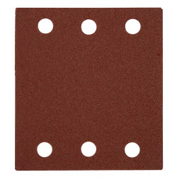 Feuilles abrasives pour ponceuse orbitale – 102 x 114 mm – Grain P40 à P240 – Lot de 12 de marque EINHELL , référence: B9454000