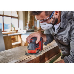 Feuilles abrasives pour ponceuse orbitale – 102 x 114 mm – Grain P40 à P240 – Lot de 12 - EINHELL 