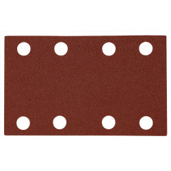 Feuilles abrasives pour ponceuse vibrante – 132 x 80 mm – Grain P40 à P240 – Lot de 12 de marque EINHELL , référence: B9454100