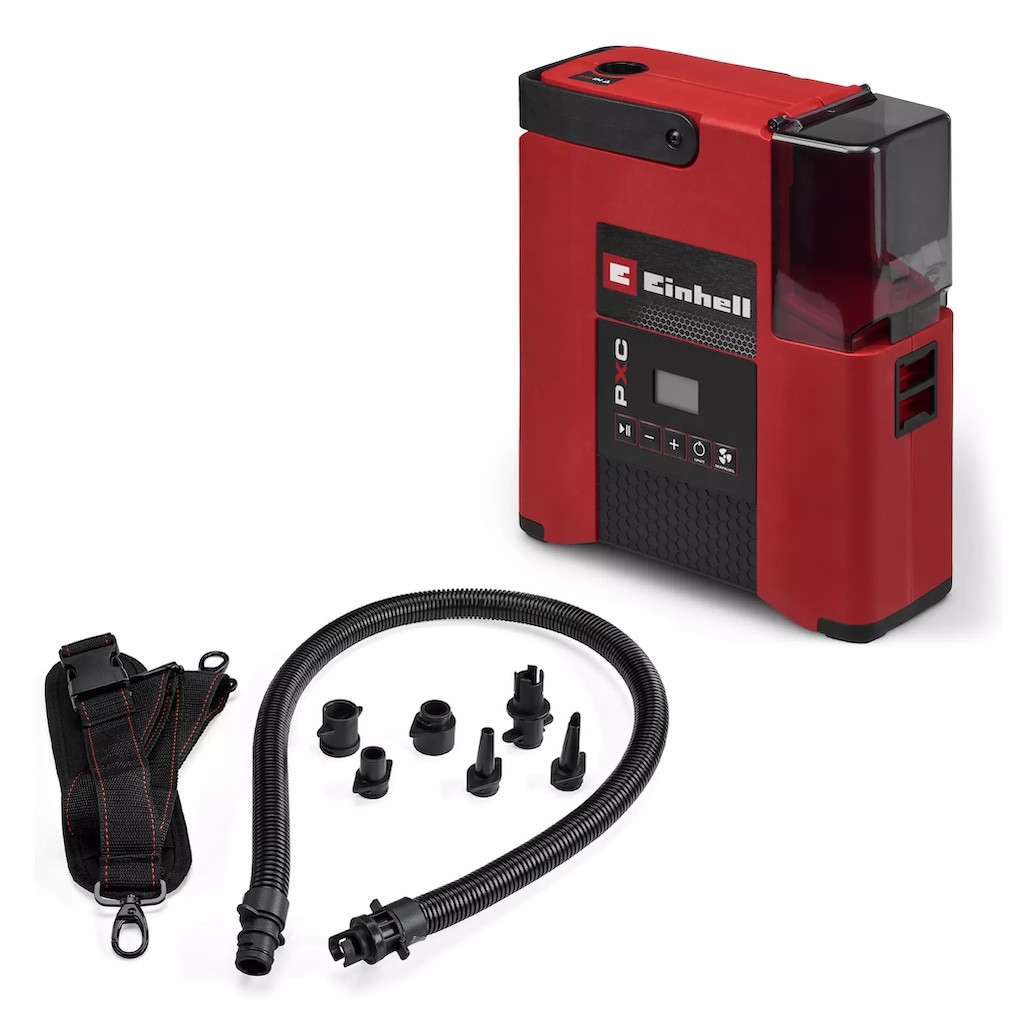 Einhell Compresseur portatif sans fil sans fil SUPPERO 18380 PXC 18 V gonflage et dégonflage Livré sans Batterie ni Chargeur - vue 3