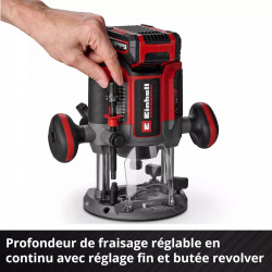 Défonceuse sans fil - TP-RO 18/55 Li BL-Solo - Brushless - Course 55 mm - Power X-Change - EINHELL