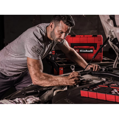 Mallette d’outils – 80 pièces – Compatible E-Case – Rangement EVA – Usage atelier et maison - EINHELL 