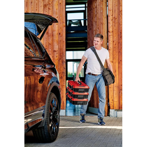 Mallette d’outils – 80 pièces – Compatible E-Case – Rangement EVA – Usage atelier et maison - EINHELL 