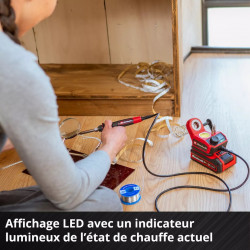 Fer à souder sans fil – TE-SI 18/480 Li E-Solo – 200 à 480 °C – Power X-Change - EINHELL