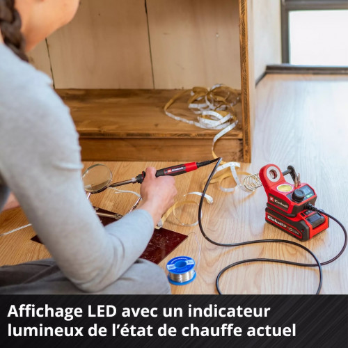 Fer à souder sans fil – TE-SI 18/480 Li E-Solo – 200 à 480 °C – Power X-Change - EINHELL 