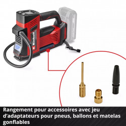 Compresseur sans fil pour voiture – CE-CC 18/23 D Li-Solo – 11 bar – Power X-Change - EINHELL 