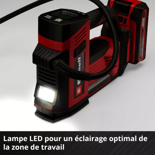Compresseur sans fil pour voiture – CE-CC 18/23 D Li-Solo – 11 bar – Power X-Change - EINHELL 
