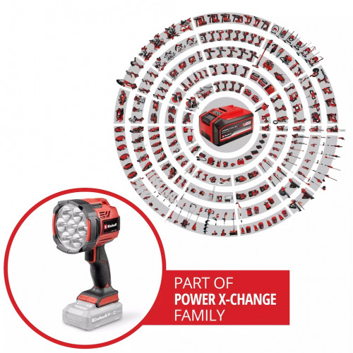 Lampe sans fil LED - TE-CL 18/2500 Li-Solo - 2500 lm - Portée 640 m - Power X-Change - EINHELL 