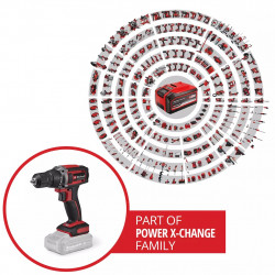 Perceuse-visseuse sans fil - TC-CD 18/38 Li-Solo - 38 Nm - Mandrin 10 mm - Power X-Change - EINHELL 