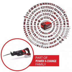 Scie sabre sans fil - TP-AP 18/32 Li BL-Solo - Course 32 mm - Brushless - Vitesse réglable - EINHELL 