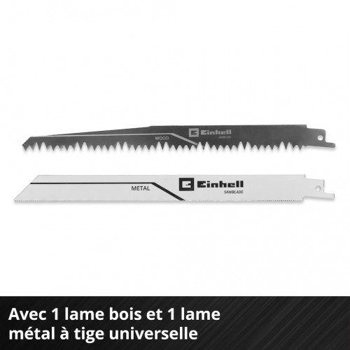 Scie sabre sans fil - TP-AP 18/32 Li BL-Solo - Course 32 mm - Brushless - Vitesse réglable - EINHELL 