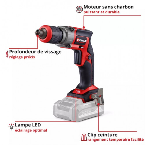 Visseuse cloisons sèches sans fil - TP-DY 18 Li BL-Solo - 18 V Power X-Change - Brushless - 5 000 tr/min - EINHELL 