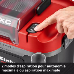 Aspirateur eaux et poussières sans fil - TP-VC 18/10 Li BL L-Solo - Cuve 10 L - 180 mbar - Brushless - EINHELL 