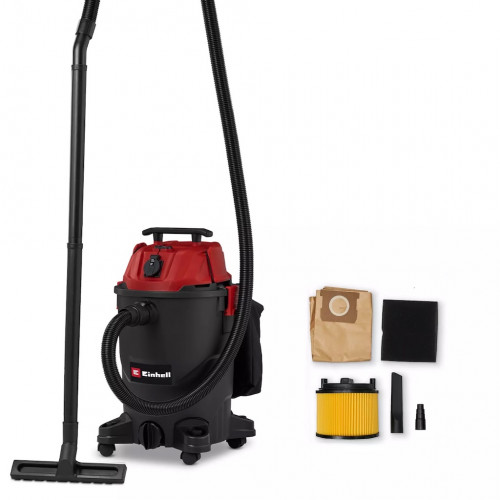 Aspirateur eaux et poussières - TC-VC 3055 A - Cuve plastique 30 L - 850 W - Prise asservie - EINHELL 