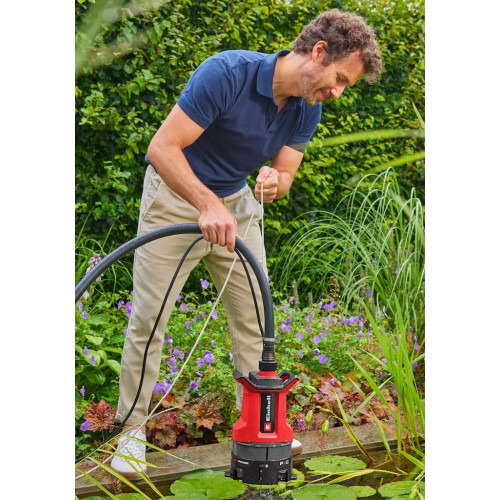 Pompe eaux claires et chargées sans fil – GE-DP 36/35 LL Li-Solo – 14 000 l/h – Power X-Change - EINHELL 