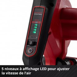 Souffleur sans fil - TE-CB 18/270 C Li-Solo - 18 V Power X-Change - 5 vitesses - 270 km/h - EINHELL 