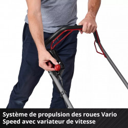 Tondeuse à gazon sans fil autotractée - GC-CM 36/46 S Li BL - 36 V Twin-Pack - Largeur de coupe 46 cm - 2 batteries 4,0 Ah - EINHELL 