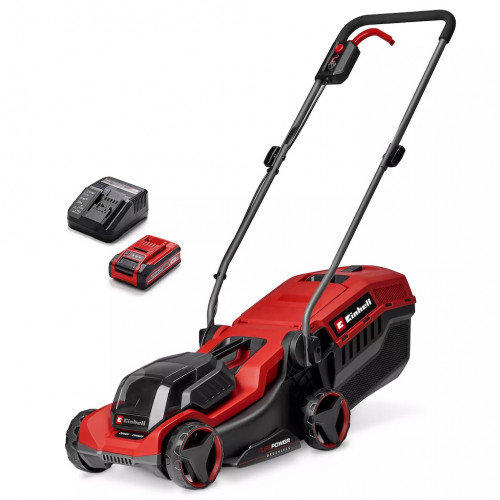 Tondeuse à gazon sans fil - GE-CM 18/30-1 Li BL - 18 V Power X-Change - Largeur de coupe 30 cm - Batterie 3,0 Ah incluse - EINHELL 