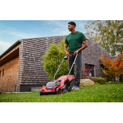 Tondeuse à gazon sans fil - GE-CM 18/30-1 Li BL - 18 V Power X-Change - Largeur de coupe 30 cm - Batterie 3,0 Ah incluse - EINHELL 