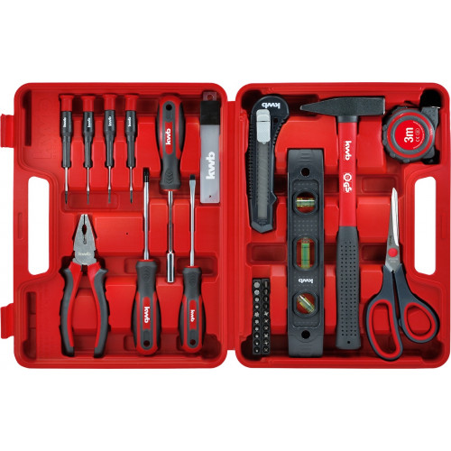 Mallette à outils - 35 pièces - Usage domestique - Outillage polyvalent - EINHELL 