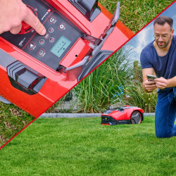 Robot-tondeuse sans fil - FREELEXO CAM PLUS 550 - Jusqu’à 550 m² - Caméra intelligente - Power X-Change - EINHELL 