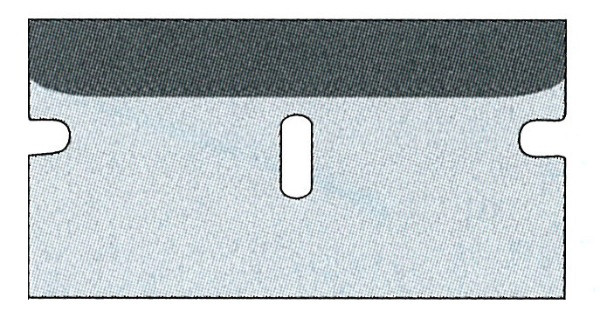 100 lames de rechange 40 mm pour gratte-vitre pro