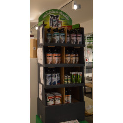 Présentoir en carton 4 niveaux pour produits d’entretien – BIONOTOX de marque PROLOISIRS, référence: B9476000