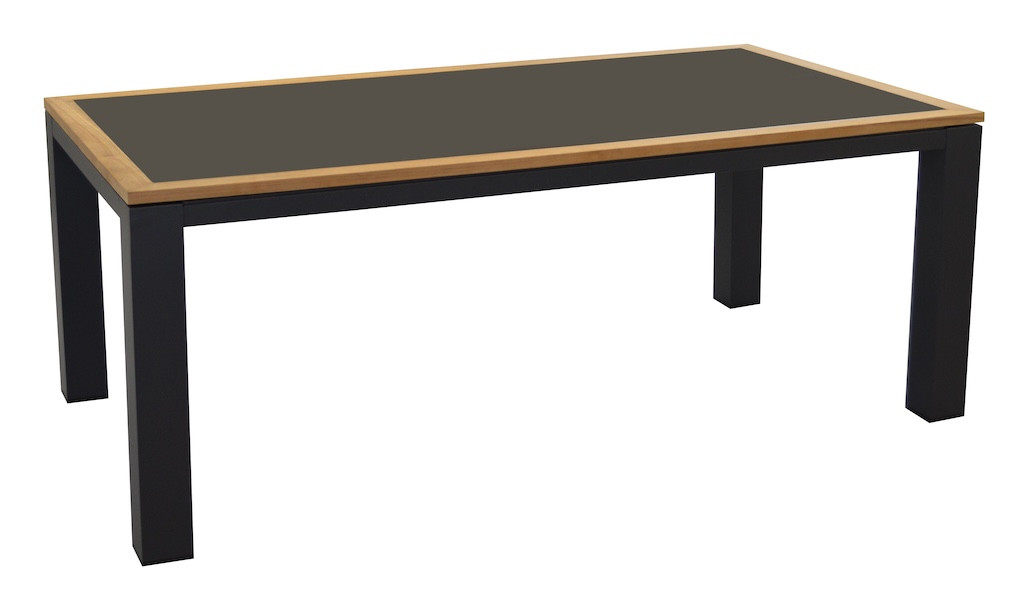 Table TORINO TECK céramique 192 x 102 cm Boréal