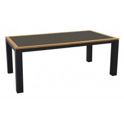Table TORINO TECK 232 x 102 cm – Aluminium graphite / Céramique KEDRA Black Boréal de marque PROLOISIRS, référence: J9482600