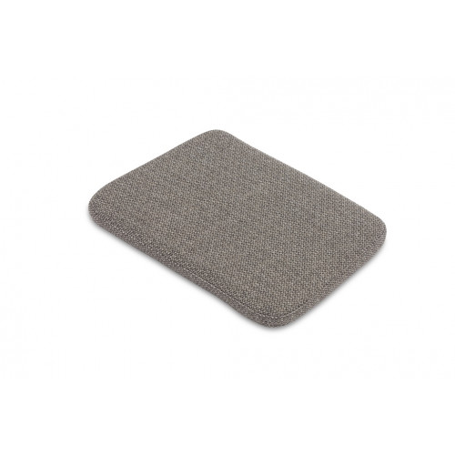 Lot de 8 galettes PICNIC CURV – 40 x 33 x 3,5 cm – Olefin gris - PROLOISIRS