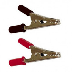 Jeu de 4 pinces crocodiles 57 mm - OUTIFRANCE 