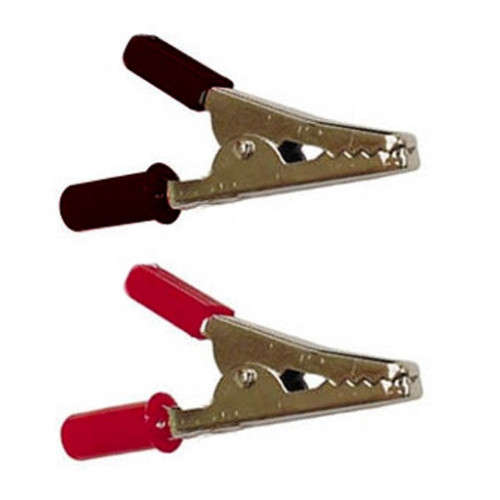 Jeu de 4 pinces crocodiles 57 mm - OUTIFRANCE 